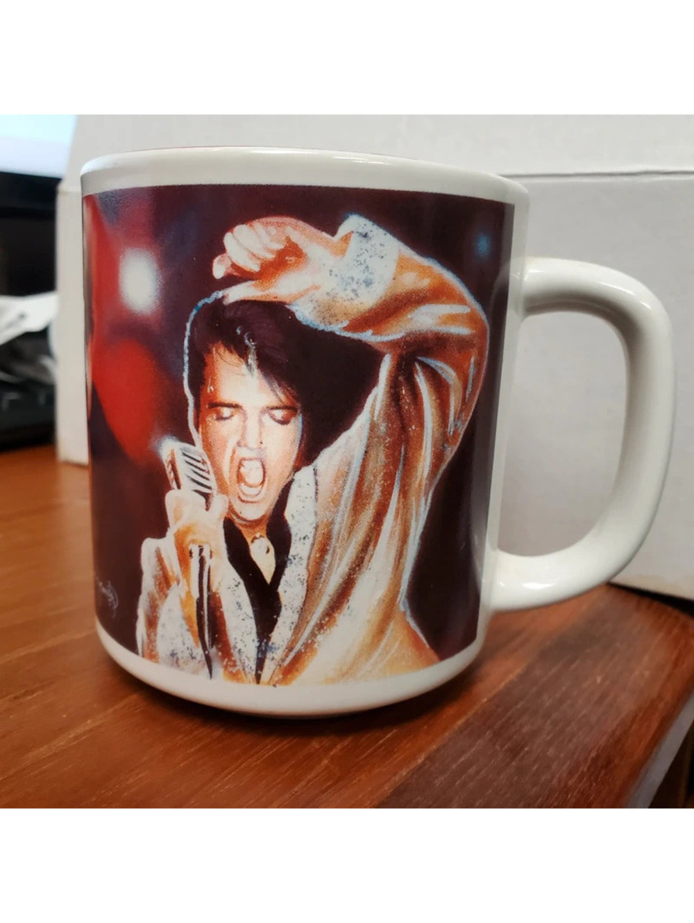 Vintage Elvis Mug 1992